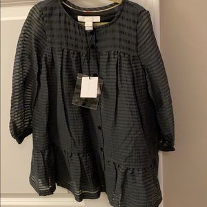 Burberry girls dark grey dress